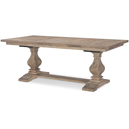 Rectangular Trestle Table